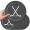 Big Dot of Happiness Shoots & Scores! - Hockey - Hockey Puck Decorations DIY Baby Shower or Birthday Large Party Essentials - Set of 20